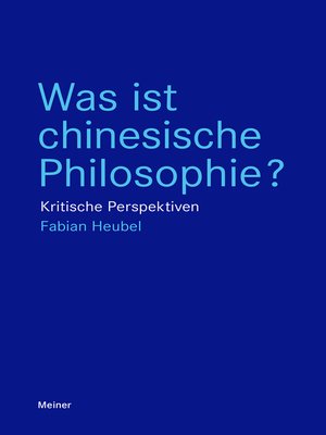 cover image of Was ist chinesische Philosophie?